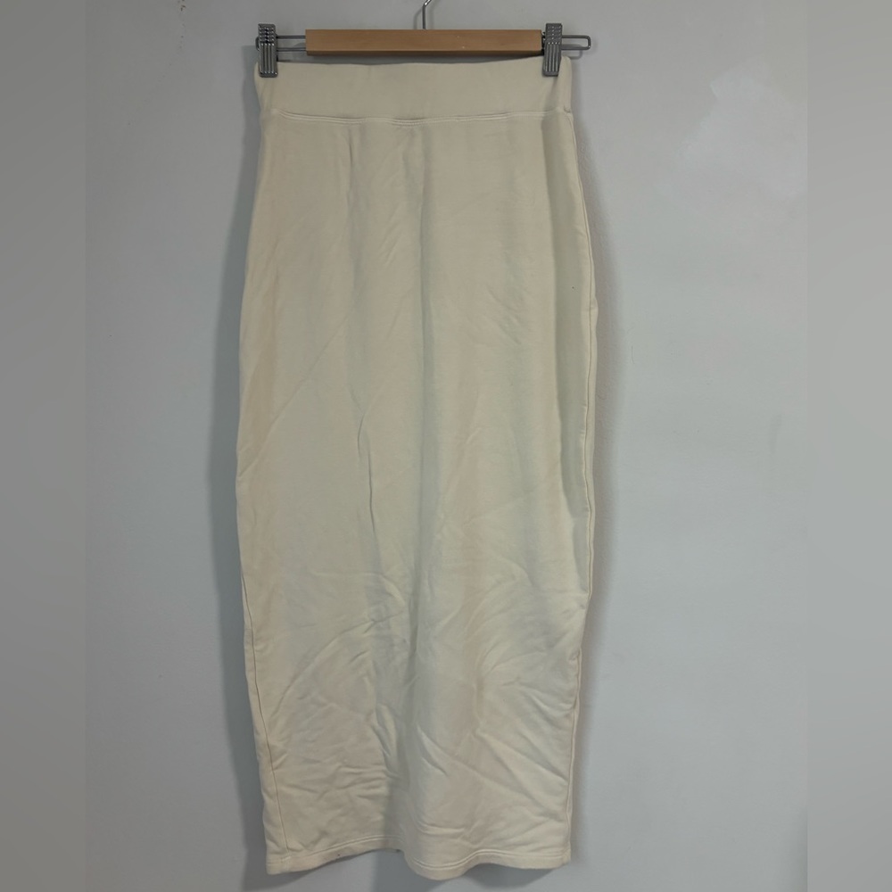 Sundry Ivory Midi Skirt